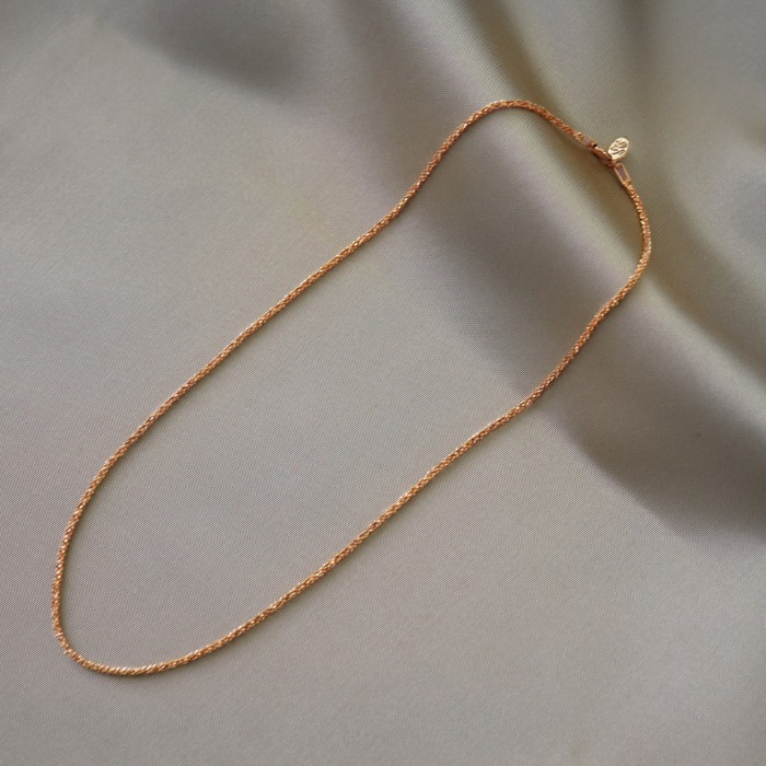 벤앤쿠 Margeritta chain (necklace) - Rosegold